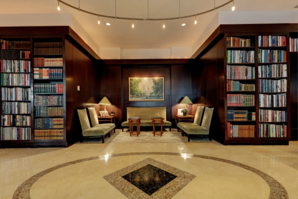 This living Room is a book lover's paradise