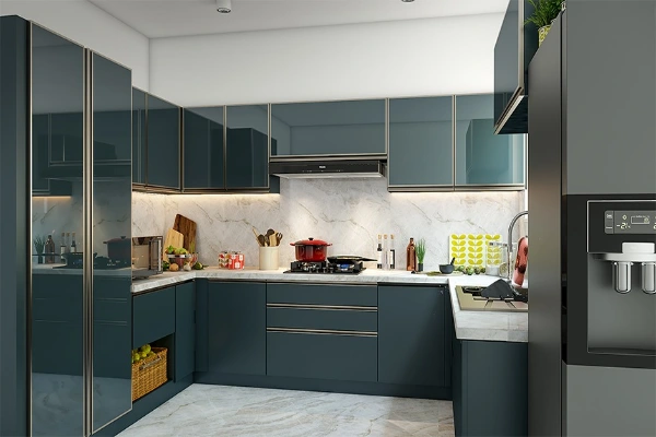 modern u shaped kitchen design w 1